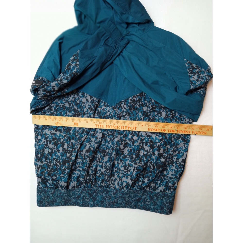 Adidas Stella McCartney Jacket Womens Medium Pattern Hooded Windbreaker Pullover - Picture 12 of 12